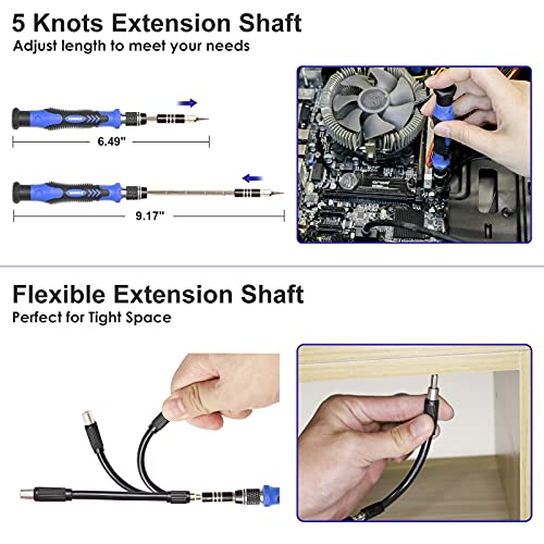 Strebito Precision Screwdriver Set, 79 In 1 Screwdriver Kit With 58 Bits & Anti Static Wrist Strap, Magnetic Driver Electronics Repair Tool Kit For Computer, Iphone, Laptop, Cell Phone, Macbook, Ps4/5 #TOP4