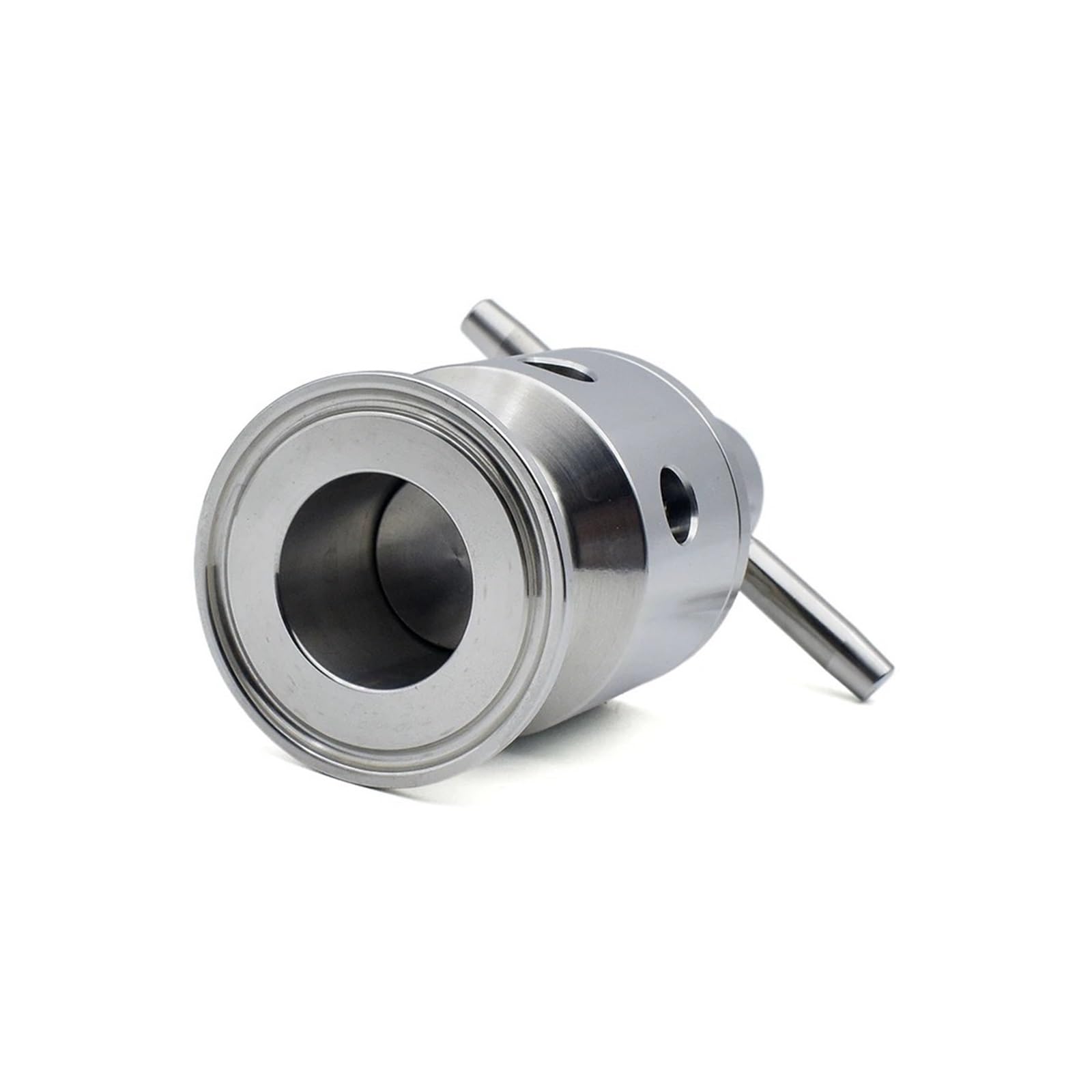 Rura OD 50mm SUS304 1,5 "potrójny zacisk sanitarny regulowany zawór bezpieczeństwa nadmiarowy ciśnieniowy 0,5-5 bar zawór odpowietrzający