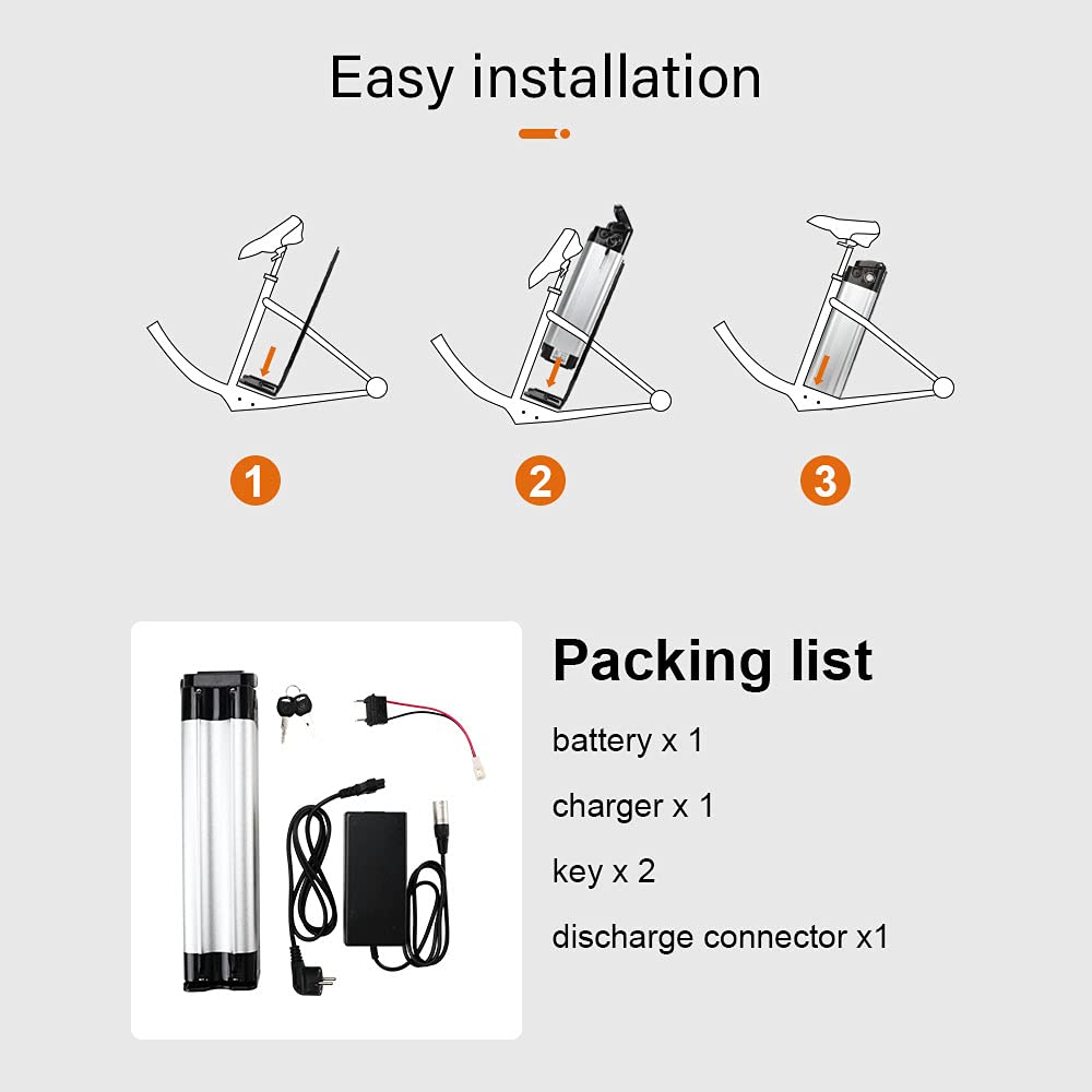 SEASON E-Bike Akku XH259-10J 24V 10.4Ah / 15.6Ah Elektrofahrrad Batterie für Phylion Zhenlong/ZL07010-F Trio MiFa Rex