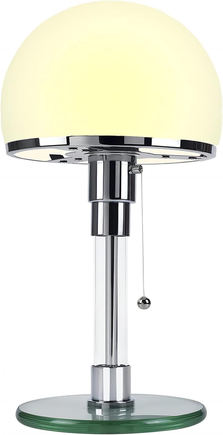 Nordische Moderne LED-Pilzlampe schreibtischlampe, Schreibtisch-Leselampe, Schlafzimmer-Nachttischlampe,pilz lampe, Glas-Bauhaus-mushroom lamp, tischlampe mit kabel,3 Helligkeitsmodi.