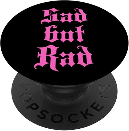Camisa Adolescente Chica Emo Estética Gótica Punk PopSockets Intercambiable PopGrip