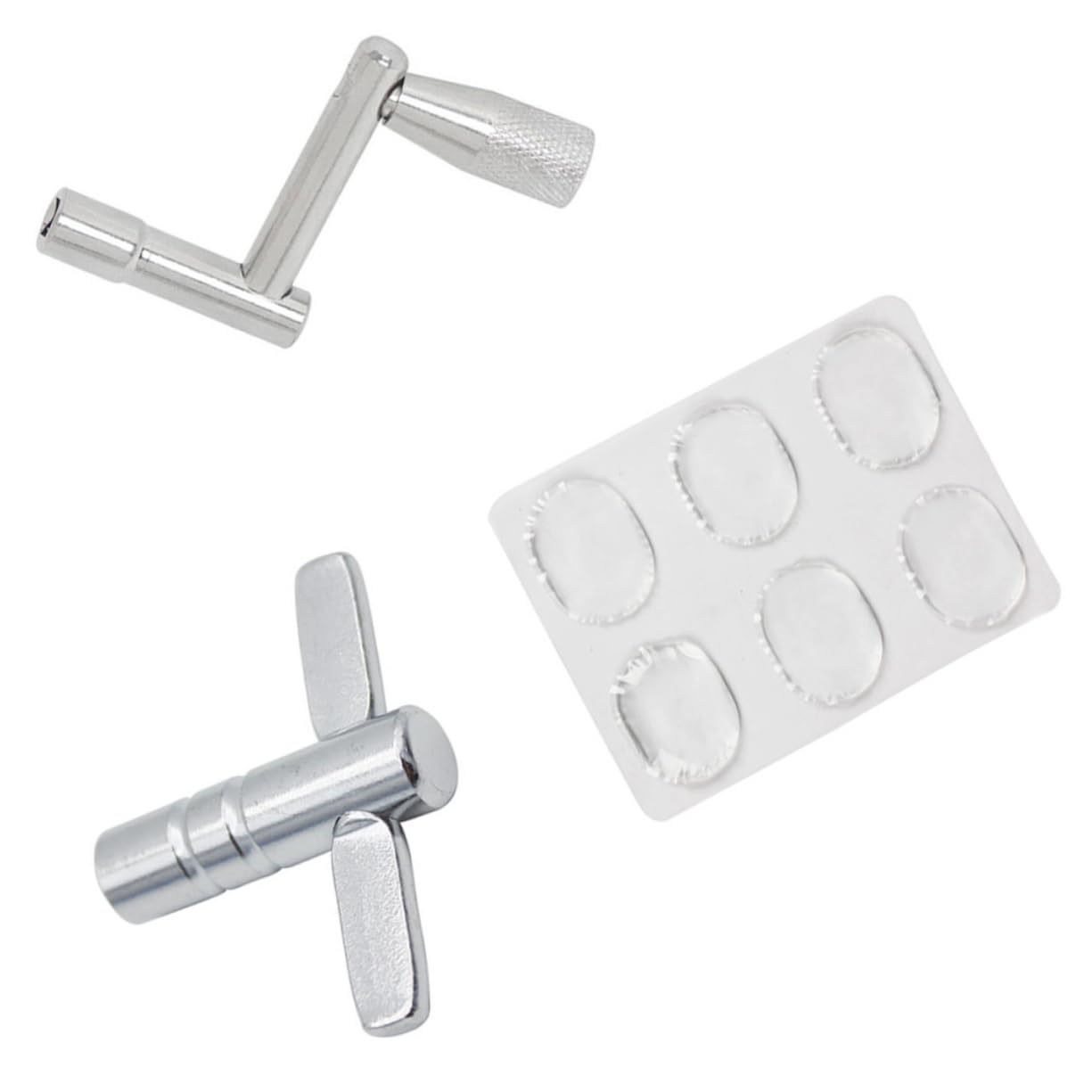 CIMAXIC Drum Key Tool Set Aluminum Alloy Wrench for Snare Drum Tuner Mute Pad Kit