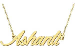 Personalized Ashanti Name Necklace: A Timeless Treasure for Women