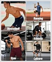 Little Beauty 3 Pack Mens Athletic Shorts Fast Dry Lightweight Mens Basketball Shorts with Pockets Running Gym Shorts 3XL — image 2
