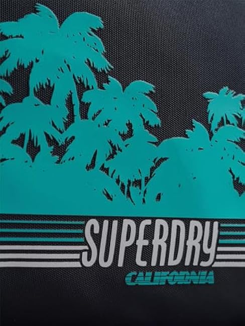 Superdry Mens Vintage Graphic Montana Backpack Eclipse Navy/Ecru, Y9110157A