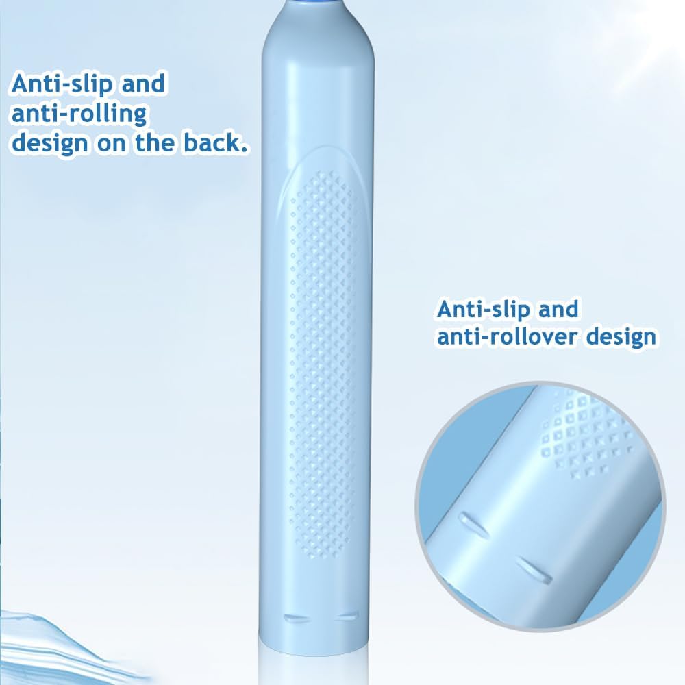 Deep Clean - Spazzolino da denti elettrico ricaricabile, sensore di pressione per proteggere le gengive (bianco chiaro)
