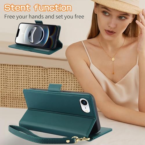 Coque iPhone 16e Asuwish YM026 UK Vert silicone de protection durable - 3