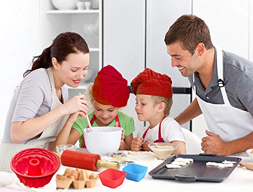 Silicone Fluted Bundtcake Pans Nonstick Cake Tube Jello Molds for Baking