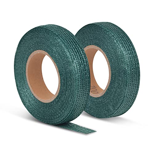 WangCang 2 Stück Baumbefestigung Bindeband 3cmx50m Rolle Baumbinder Pflanzenband Polyethylen Baumschnur Pflanzenbinder für Garten (3cmx50m) Cover
