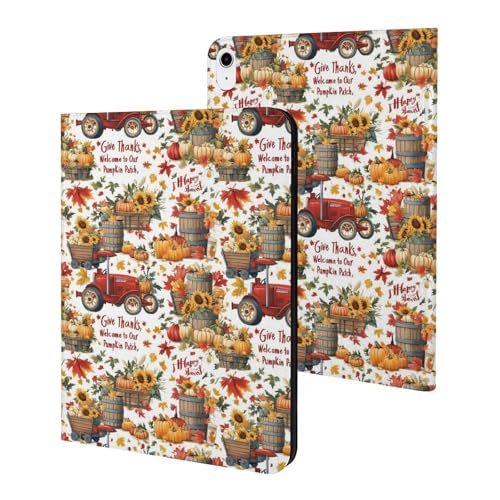 Housse iPad 10e génération et 11" 2025 Coque fine citrouille d'automne