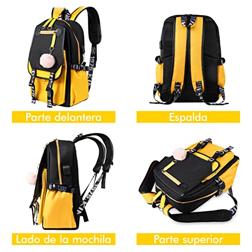 La mejor comparación de Mochila amarilla al mejor precio. 21 Imagen adicional