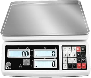 Jewelry Scales Digital Weight Grams&Ounces Lab Industrial Counting Scale Balance Electronic 0.1 Gram for Parts Coins Screws Buttons Nuts (10Kg/0.1G)
