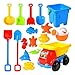 sprwater Juego De Juguetes De Arena De Playa para Niños Rueda De Agua De Arena Palas De Playa Rastrillos Moldes De Animales Marinos Juego De Juguetes De Playa para Verano Interior Y Exterior gaudily