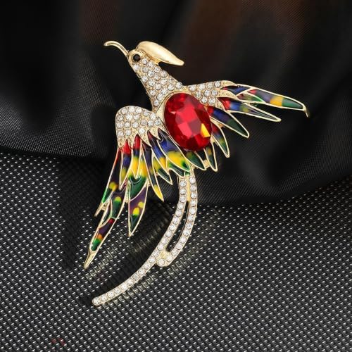 Image of Cameo Brooch Vintage Silver Tone Lady Portrait Brooch Pins for Women Victorian Jewelry Crystal Rhinestone Brooches for Hat Scarf Collar Lapel Handbags Shawls for Christmas