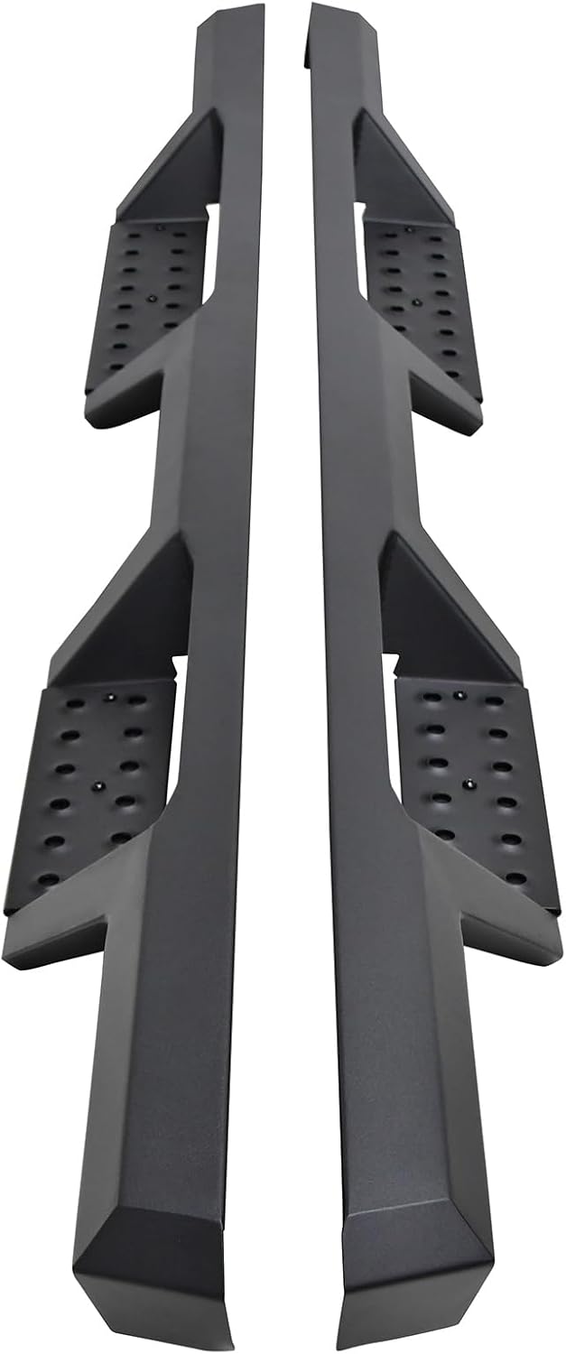 Westin 56-14125 HDX Drop Nerf Bars fits 2019-2025 Silverado Sierra 1500 (Exc Silverado LD Sierra 1500 Limited) 2020-2025 Silverado Sierra 2500 3500 Double Cab Textured Black Pair