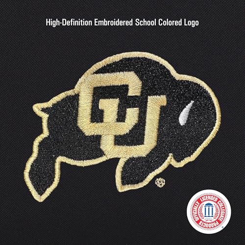 Image of JanSport NCAA Officially Licensed Backpack, Colorado Buffaloes, Superbreak Plus with Padded 15'' Laptop Sleeve, Spacious Computer Bag for Men & Women, Durable Daypack with Bottle Pocket, Black