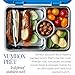 Yumbox Prêt Stainless Steel Bento Box – Leakproof, Reusable Lunch Container for Kids & Adults – Sandwich & Snack Friendly, BPA-Free, Durable Food Box (Normandy Blue)