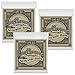 3 PACK Ernie Ball 2070 Earthwood Phosphor Bronze Acoustic Bass Strings 45-95