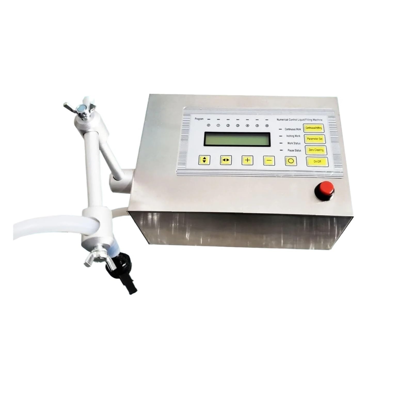 Kongmm One Color Liquid Filling Machine, Liquid Filling Machine Water Filler Digital Control Drink Mini Electric Lcd Display Water Perfume Milk Juice Bottle 0-4000Ml