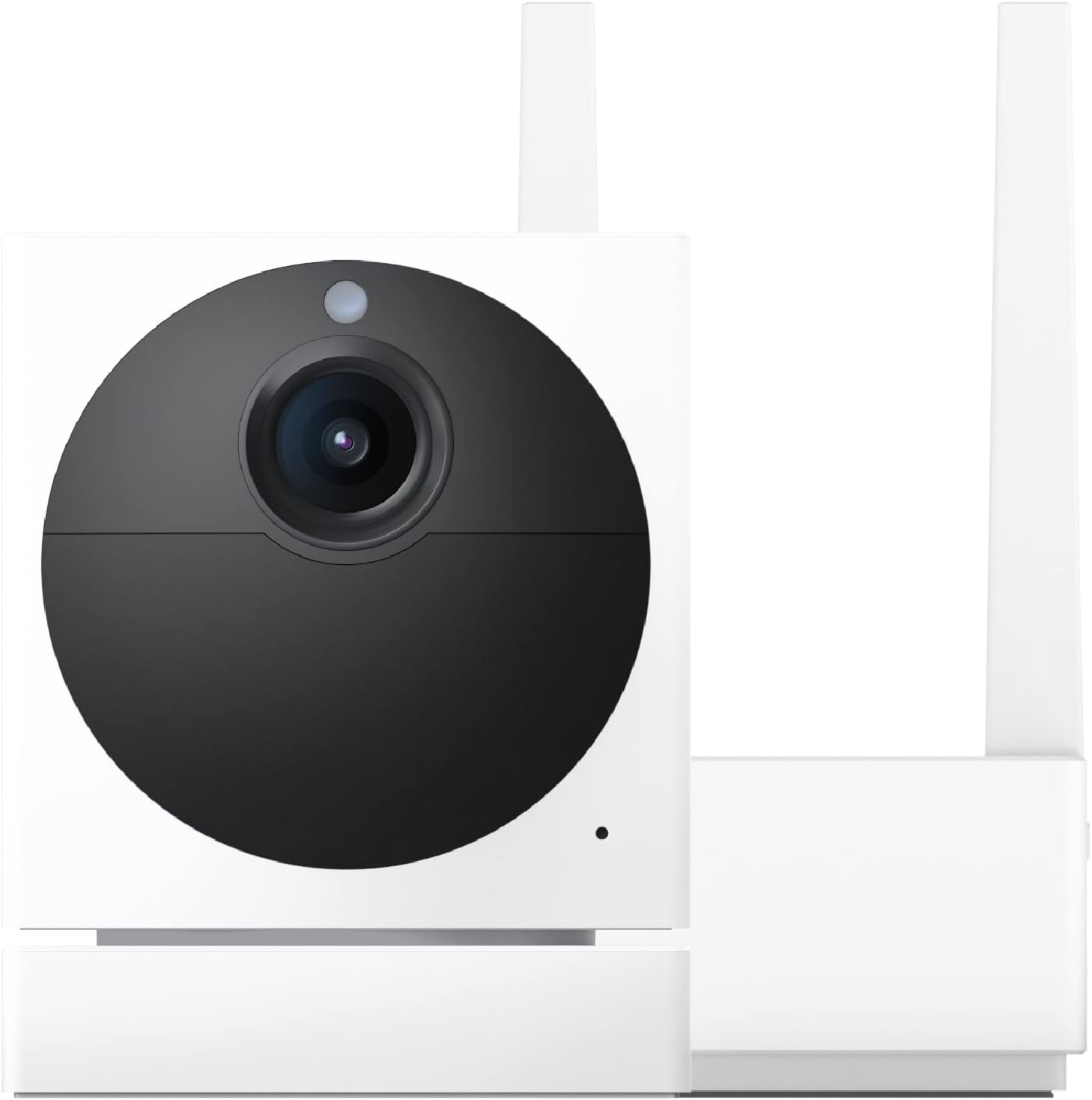 Wyze Cam Outdoor Starter Bundle v2 (Includes Base Station and 1 Cam), 1080p HD Indoor/Outdoor Wireless Smart Home Camera with Color Night Vision, 2-Way Audio, Works Alexa & Google - Kit