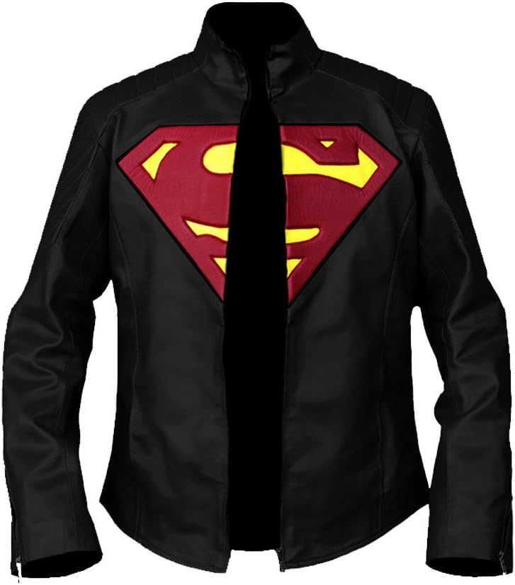 New S Logo Clark Leather Jacket