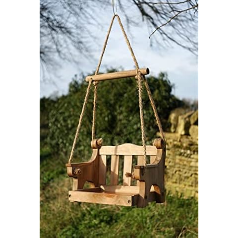 Swing Seat Hanging Bird Feeder by Wildlife World Cover