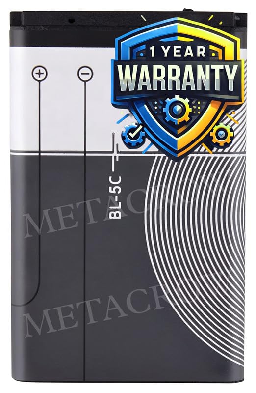 Image of Original BL-5C Battery Compatible with Nokia 5130 Xpress Music - (1020mAh) - 1 Year Warranty BC45
