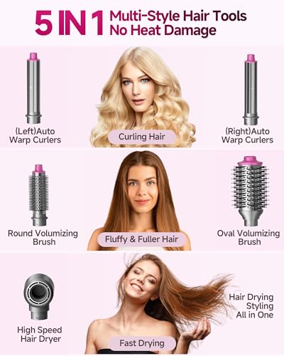 WindBlow 5 in 1 Hair Dryer Brush WindBlow Magic Styler MS D13A-3 の商品画像 1