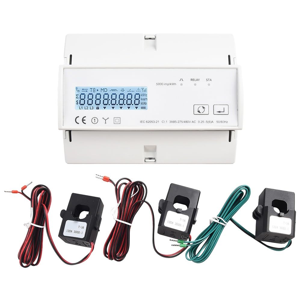 Mesure consommation réseau photovoltaïque avec compteur triphasé kWh