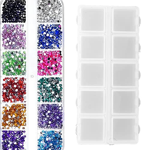 Image of Bead Organizer,Yinhing Compartment Organizer Box,Grid Organizer Box, Container Box, Nail Bead Storage, Grid Storage Organizer, 10 Compartment Storage Container