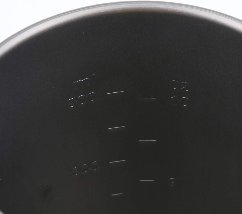 Titanium Camping Pot Weight for Backpacking Hiking, 750ml Stockpot with Foldable Handle, Screw Lid, Portable Tea Coffee Mug for Outdoor Picnic