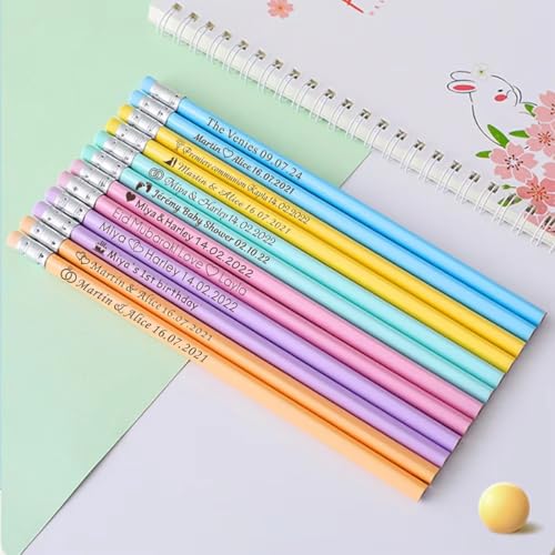 Crayon en bois gravé personnalisé pour une rentrée scolaire sereine