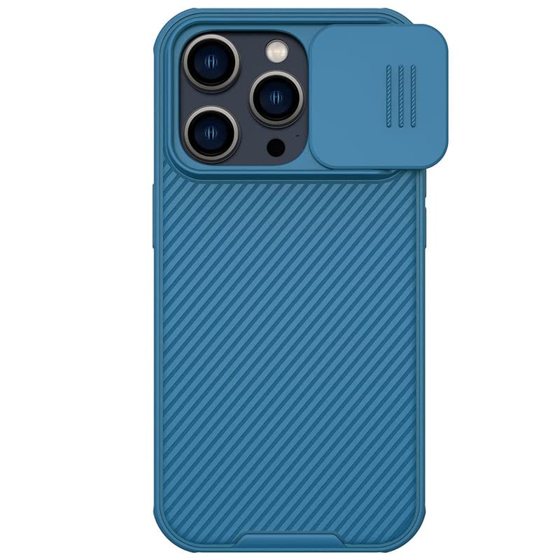 Y5 Case Cover for Apple iPhone 14 Pro Max (6.7″ Inch) CamShield Pro Camera Slider Double Layered Protection TPU + PC Blue Color