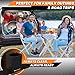 Car Trash Can for Vehicles Leakproof Compact Garbage Bin w/ Stability Flap, Anti-Slip Base, Portable Trash Holder for Cars, Trucks, SUVs, Minivans Compact, Auto Container Organizer (Black, Medium)