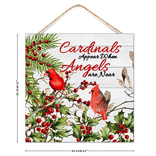 Décoration murale commémorative cardinal : plaque en bois de deuil haut de gamme