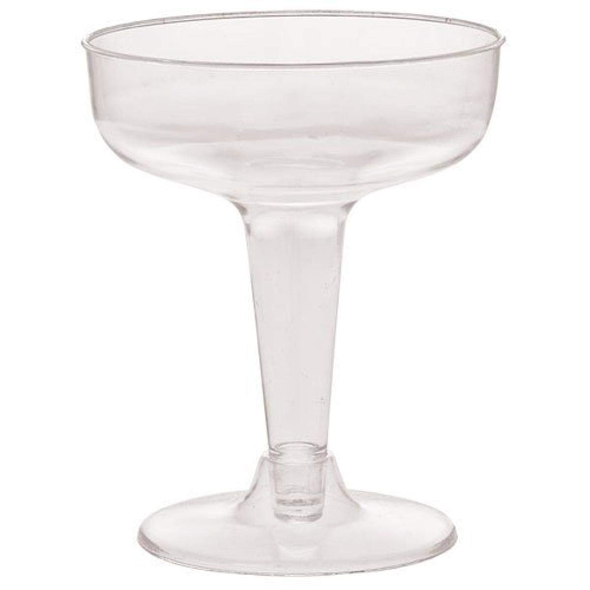 Hanna K. Signature Collection 20 Count Heavyweight Plastic 2-Piece Champagne Cup, 4-Ounce