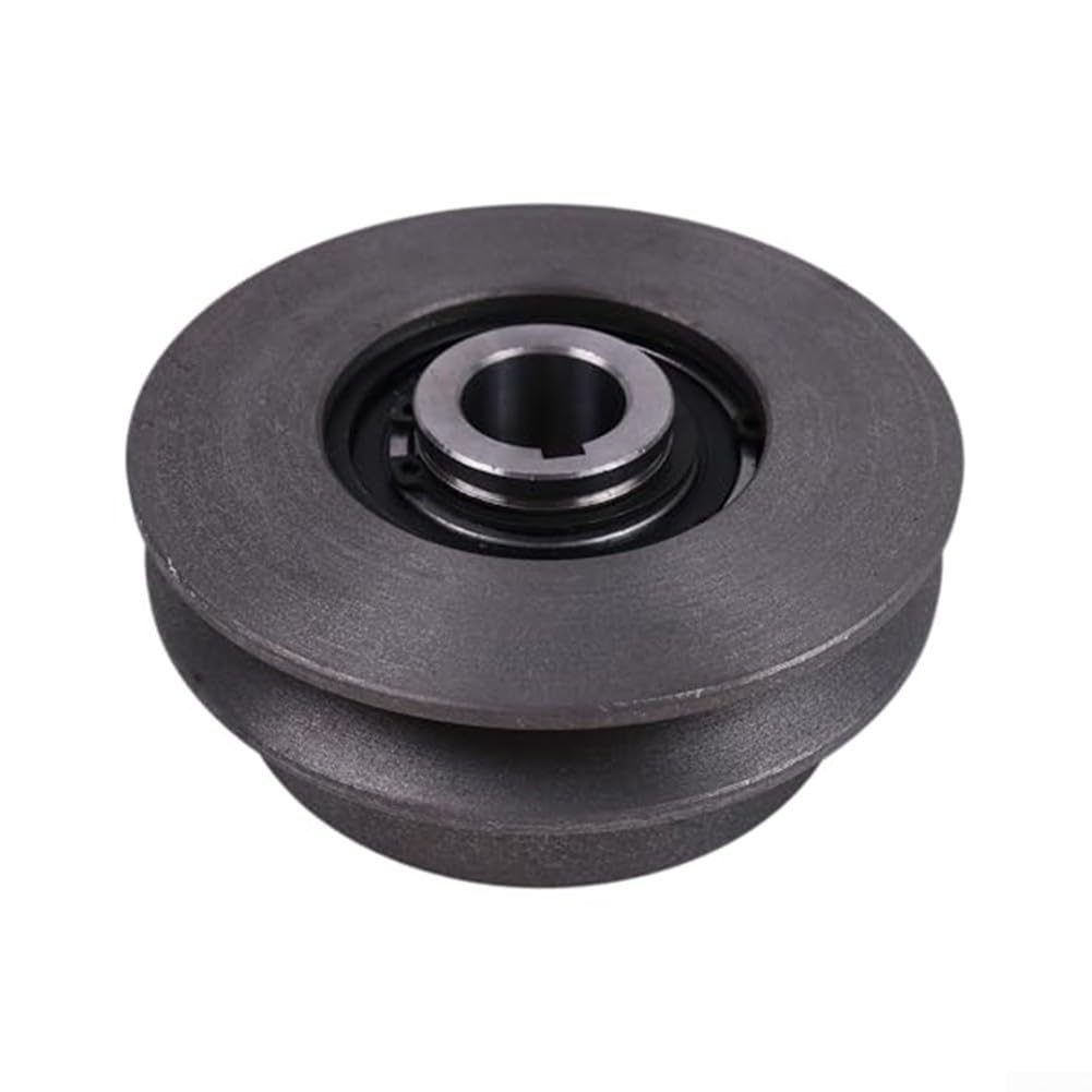Polea de embrague, polea única V correa de transmisión de embrague de repuesto para Honda GX-270 GX-390 Motor de tractor 5 pulgadas de diámetro de 1 pulgada de diámetro
