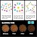 Kaiyuan Dynasty 300pc Fish Tank Glow in The Dark Rocks Glow Rocks for Fish Tank Glow in The Dark Stones Luminous Stones for Aquarium,Pink