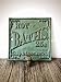 Vintage Style "HOT BATH" Towel Hook Sign - Decorative Cast Iron Bathroom Organizer - Antique Green and Copper Patina
