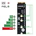 HLT M.2 NVME SSD Convert Adapter Card for MacBook Air Pro Retina (Year 2013-2017), NVME/AHCI SSD Upgraded Kit for A1465 A1466 A1398 A1502 (Black Adapter)