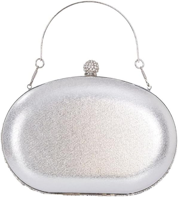 Women Rhinestones Evening Bag Bling Glamorous Clutch Purse Stylish Design Trendy Handbag for Wedding Prom Party