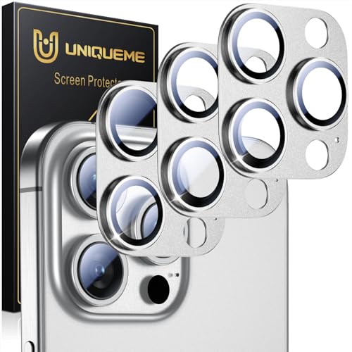 Protection caméra iPhone 15 Pro haut de gamme en verre trempé ultra résistant UniqueMe