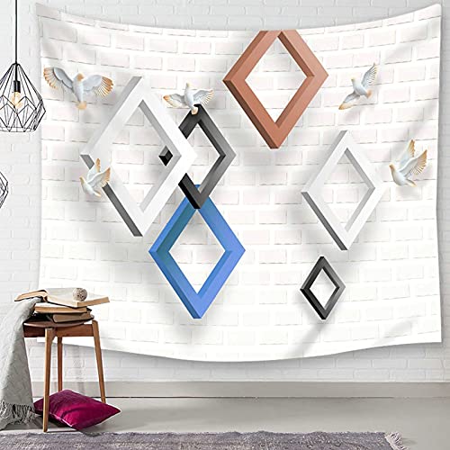 Tapiz de pared lavable KnSam de 150x130 cm que renueva tu hogar fácilmente 3
