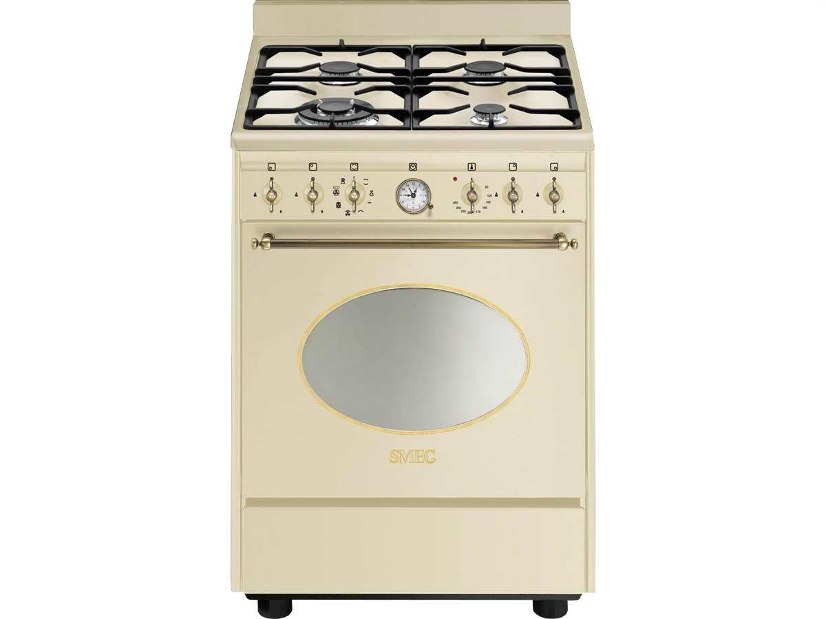Smeg CO68GMPD9 cucina Piano cottura Crema Gas A