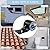 Black RV Roof Sealant Tape - 6" x 50ft, Rubber Roller, Patch Repair, Waterproof Butyl Tape for Camper Roofs
