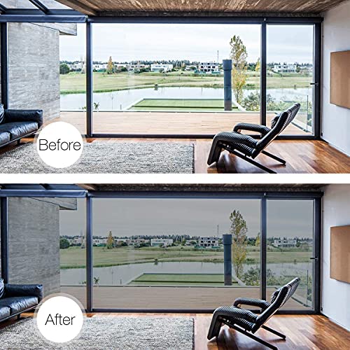 Spiegelfolie Linarun für Fenster – Selbstklebend und Sichtschutz