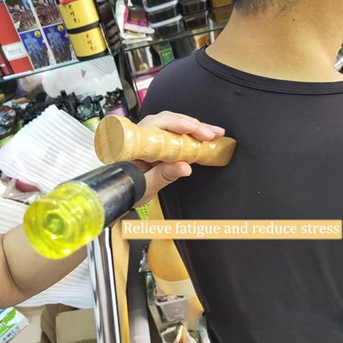 Martillo de ajuste quiropráctico de madera, tamaño C miniatura 6