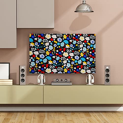 Image of Glassiano Marigold Dustproof Printed 39 inch LED TV Cover Screen Protector Compatible for All Models, Print 05