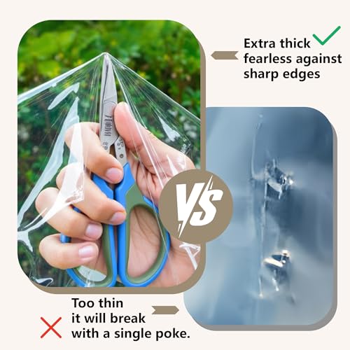 Lona de protección multiusos transparente para resguardar muebles de jardín 6