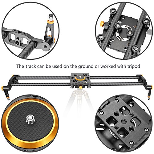 Neewer Binario Slider Dolly Stabilizzatore a